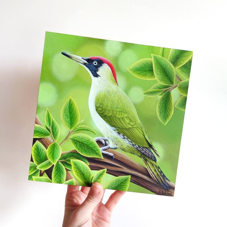 Original Photorealism Animal Painting by Aline Belliard