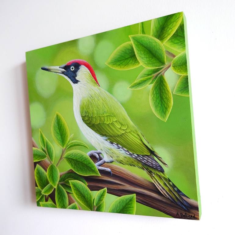 Original Photorealism Animal Painting by Aline Belliard