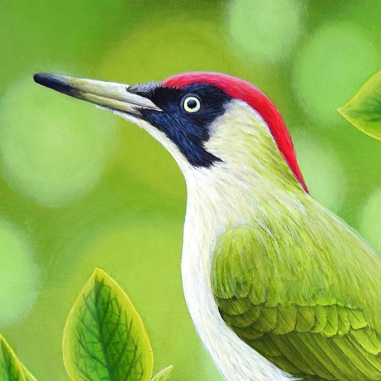 Original Photorealism Animal Painting by Aline Belliard