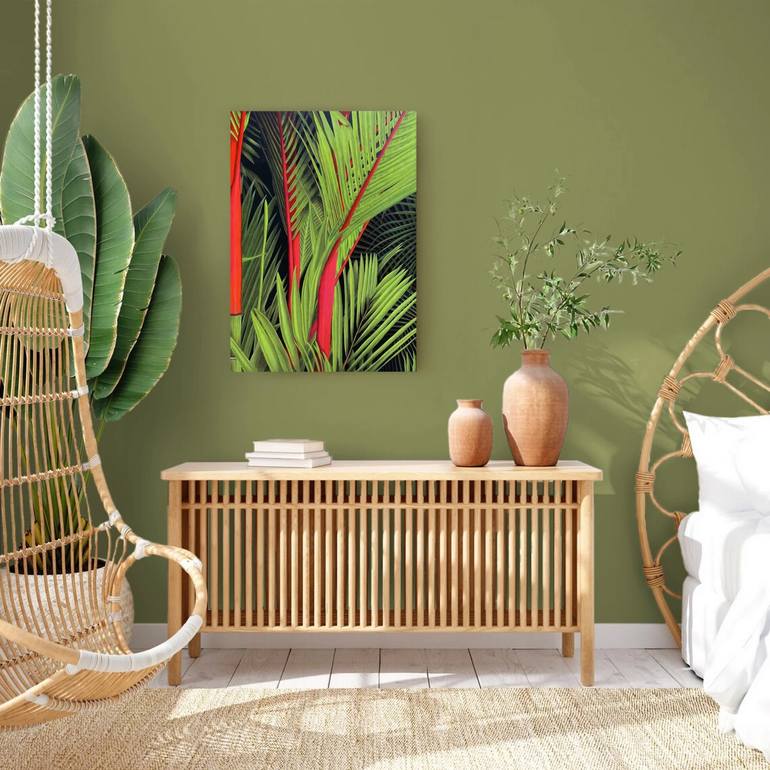 Original Photorealism Botanic Painting by Aline Belliard