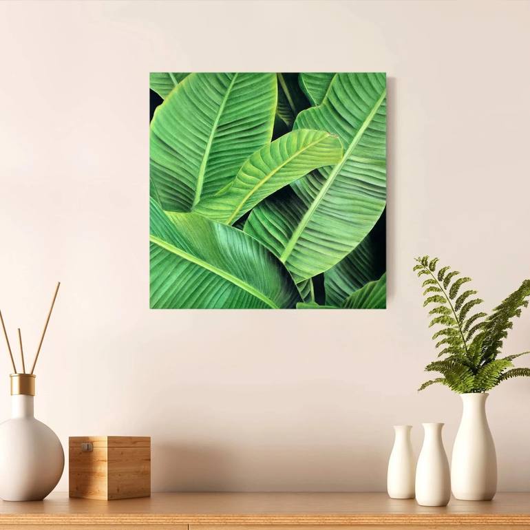 Original Photorealism Botanic Painting by Aline Belliard