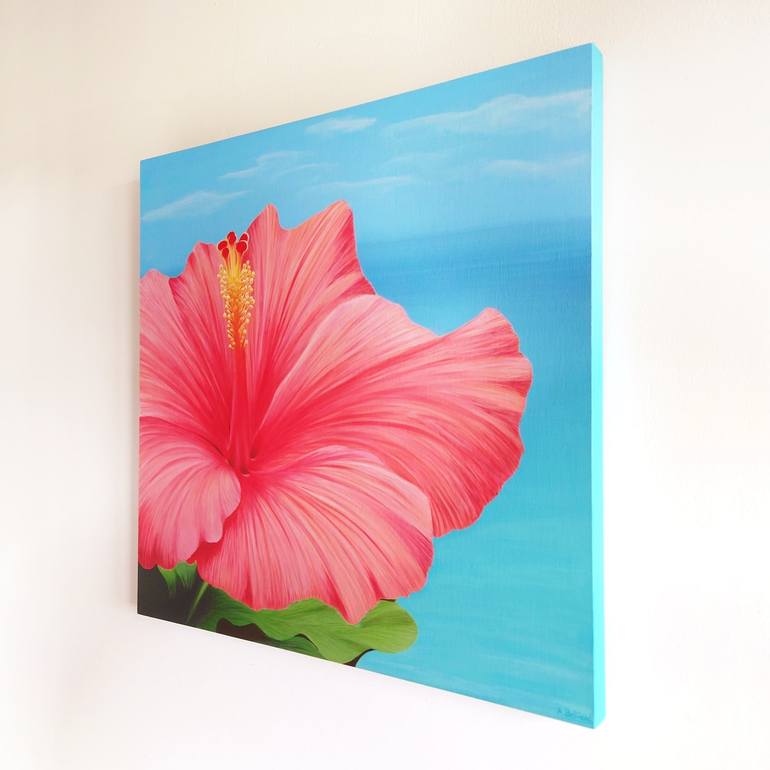 Original Floral Painting by Aline Belliard