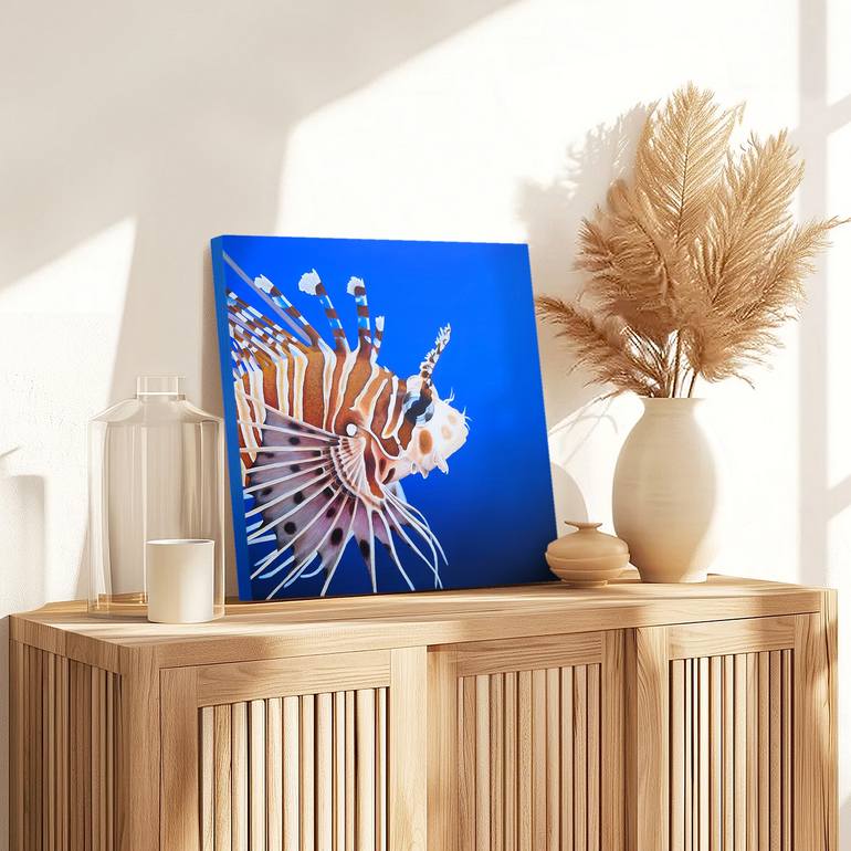 Original Photorealism Ocean Painting by Aline Belliard