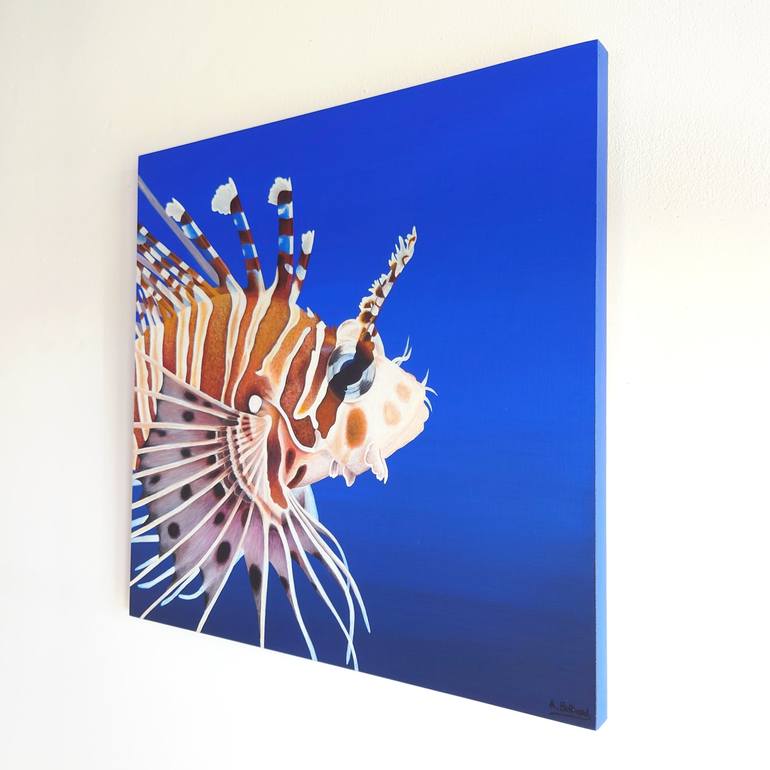 Original Fish Painting by Aline Belliard