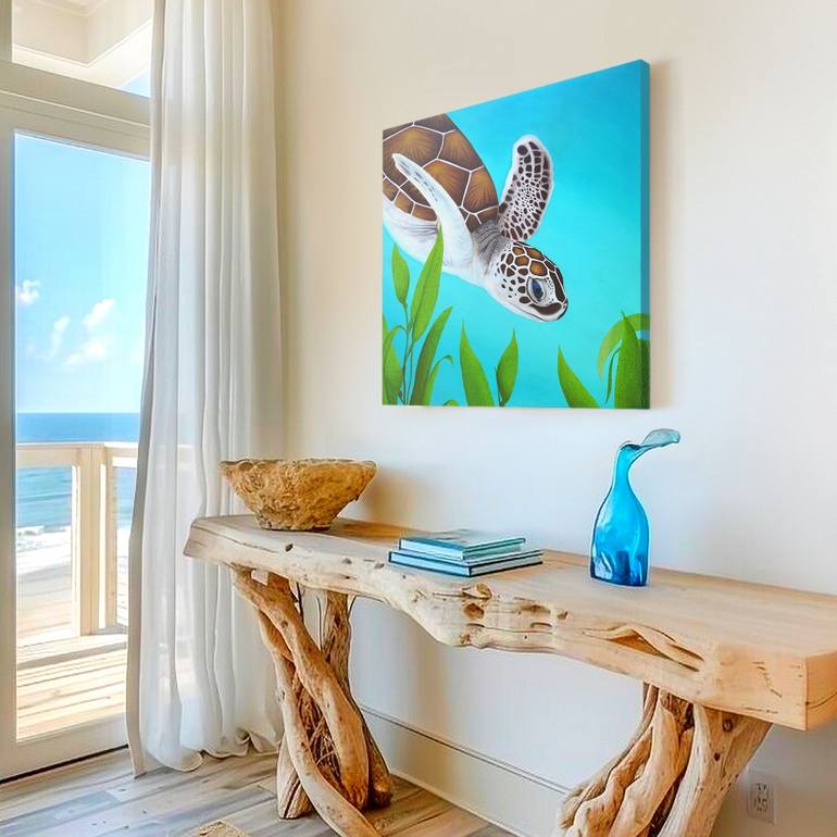 Original Photorealism Animal Painting by Aline Belliard