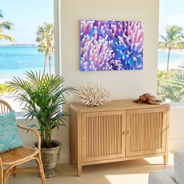 Original Photorealism Nature Painting by Aline Belliard