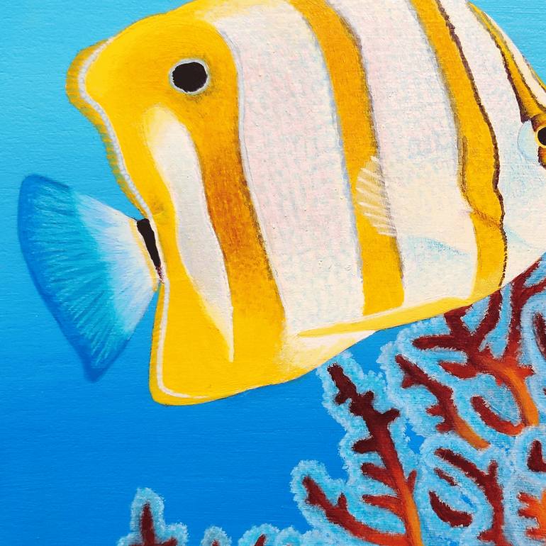 Original Realism Ocean Painting by Aline Belliard