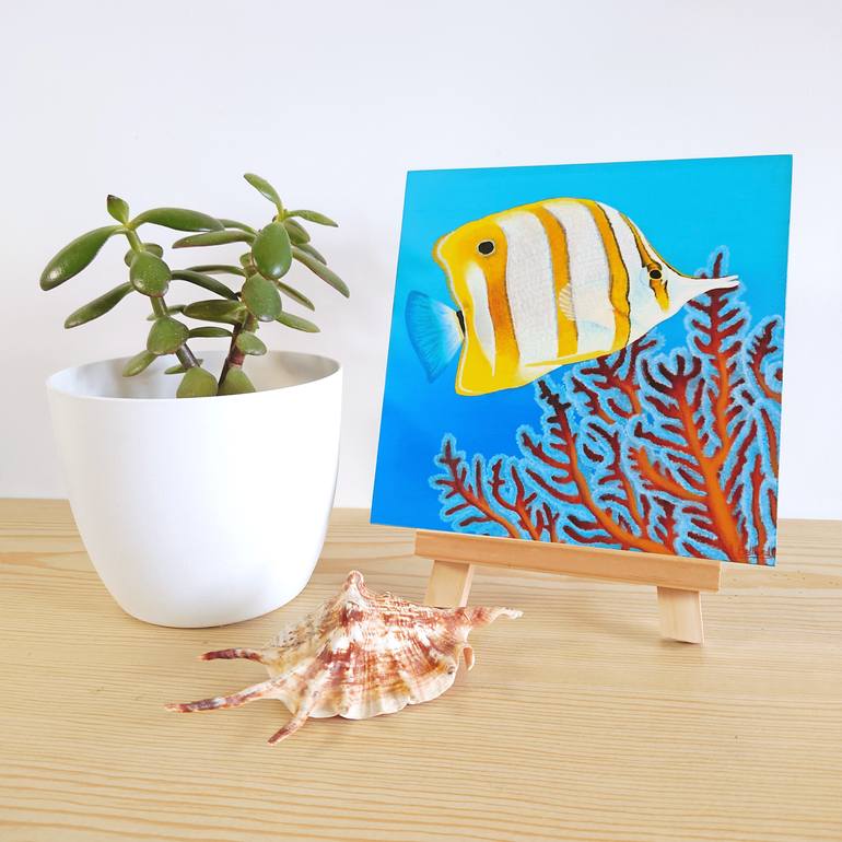 Original Realism Ocean Painting by Aline Belliard