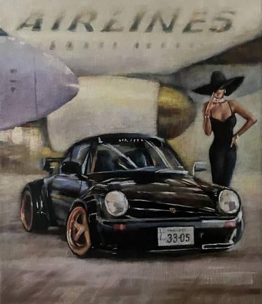 Original Car Paintings by Gleb Karas