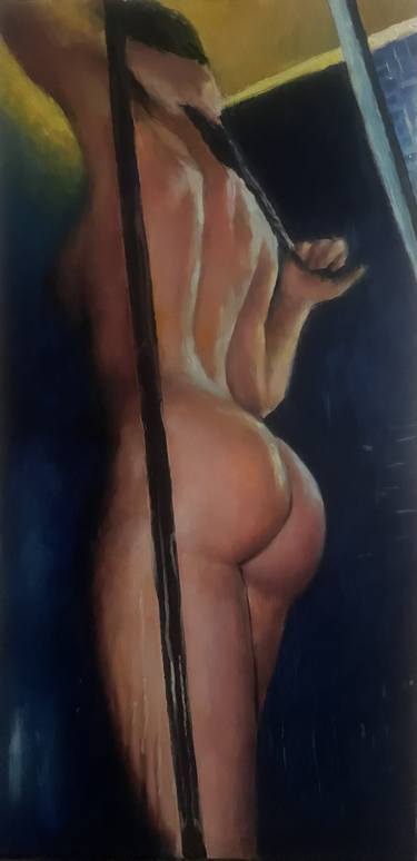 Print of Realism Erotic Paintings by Gleb Karas
