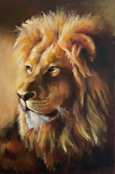 Lion portrait thumb