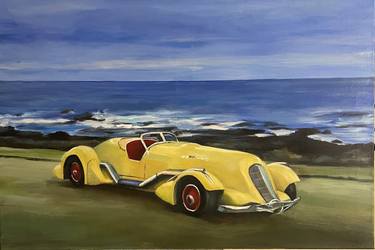 Original Fine Art Car Paintings by Gleb Karas