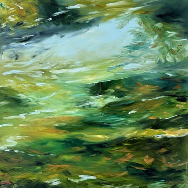 Original Abstract Expressionism Water Paintings by Darlene Winfield