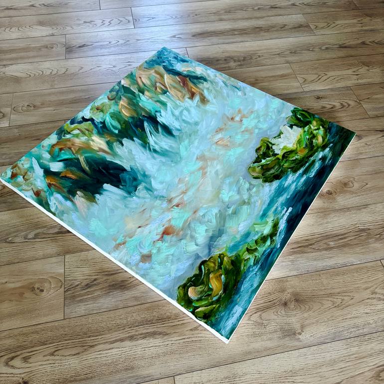 Original Abstract Expressionism Botanic Painting by Darlene Winfield