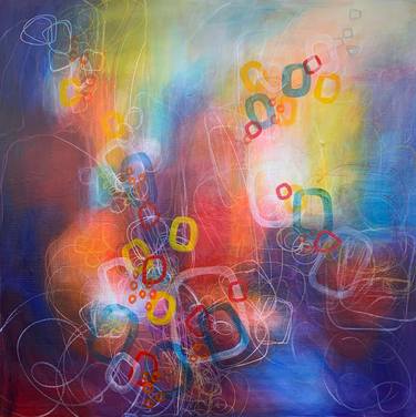 Original Conceptual Abstract Paintings by Melanie Roschko