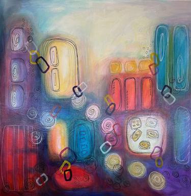 Original Abstract Paintings by Melanie Roschko