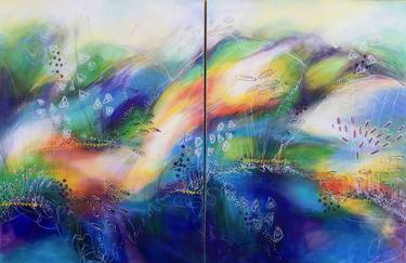 Original Abstract Paintings by Melanie Roschko