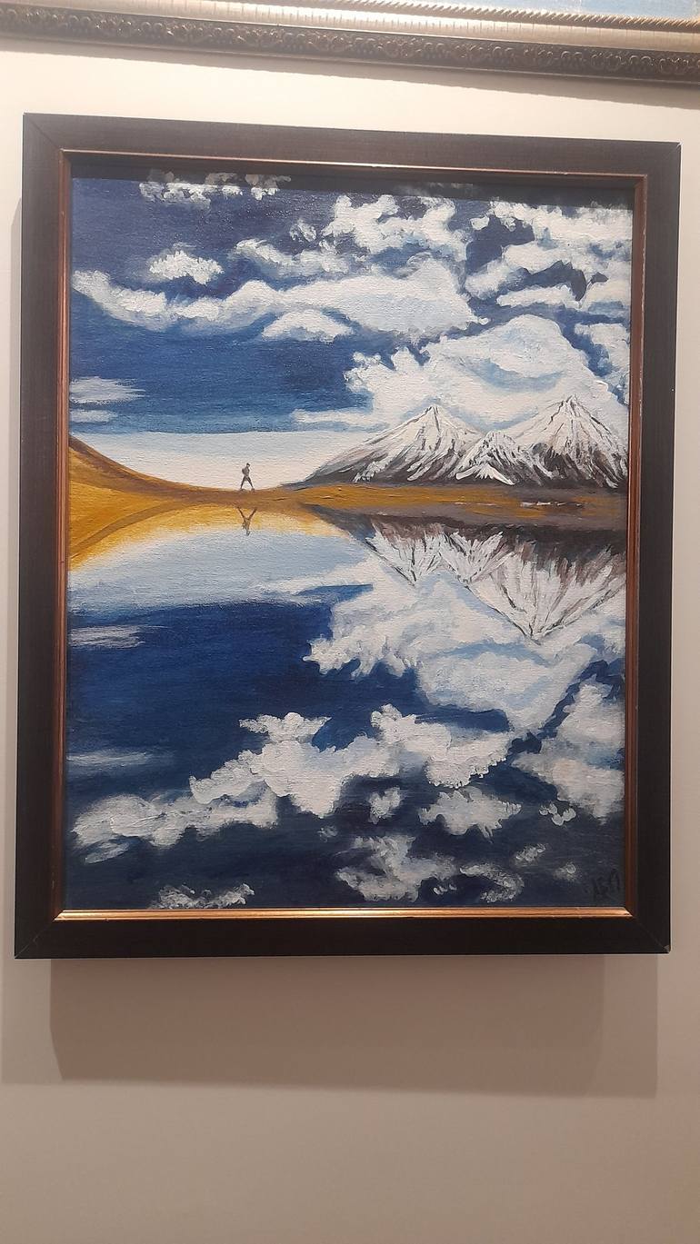 Original Nature Painting by Arts Sheen | Abstract Art on Canvas | The way