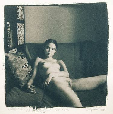 Nude on a sofa thumb