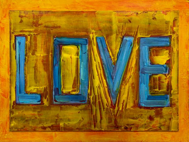LOVE NO.2 Painting by Micheal Haran | Saatchi Art Australia
