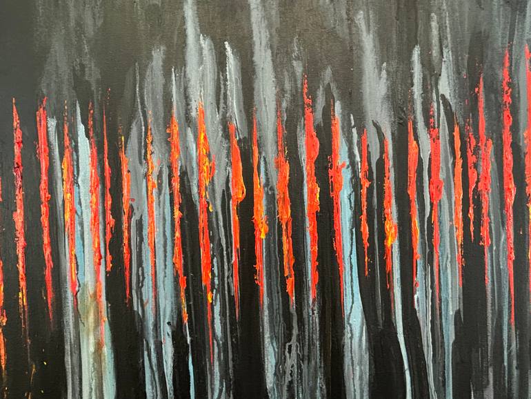 Original Abstract Expressionism Abstract Painting by Micheal Haran