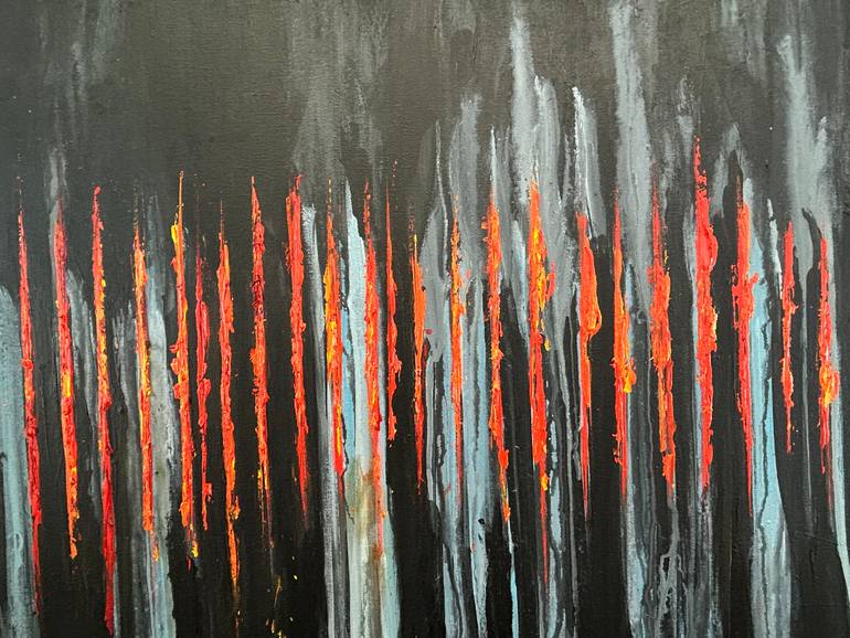 Original Abstract Expressionism Abstract Painting by Micheal Haran