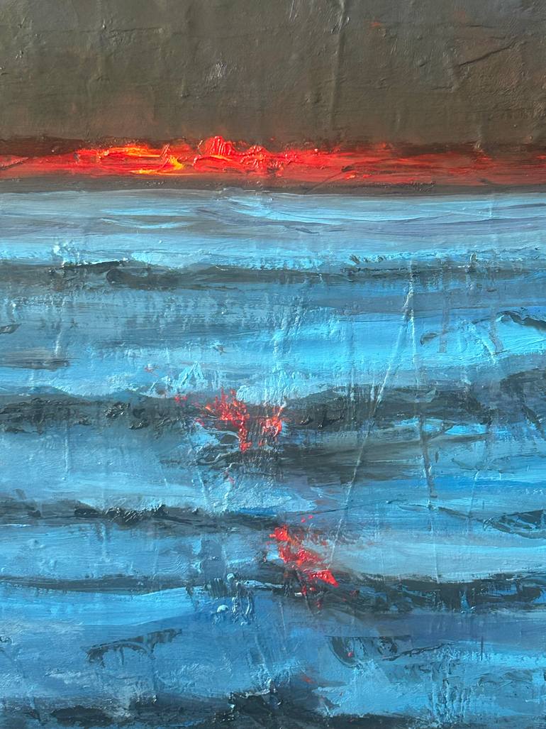Original Figurative Seascape Painting by Micheal Haran