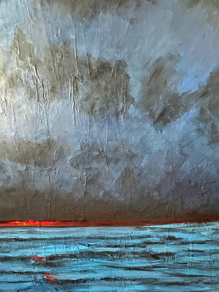 Original Figurative Seascape Painting by Micheal Haran
