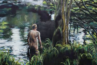 Print of Figurative Water Paintings by Judy Clarkson