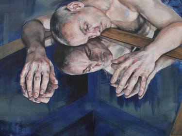 Original Figurative Men Paintings by Judy Clarkson