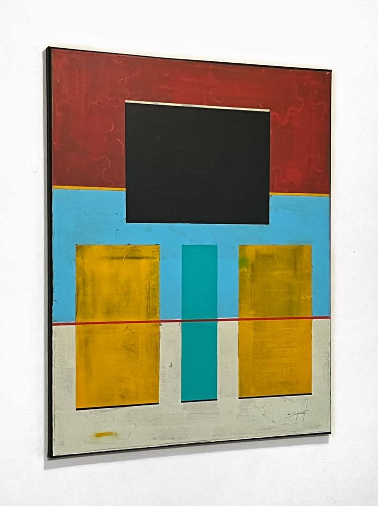 Original Minimalism Geometric Painting by Ws Cranmore