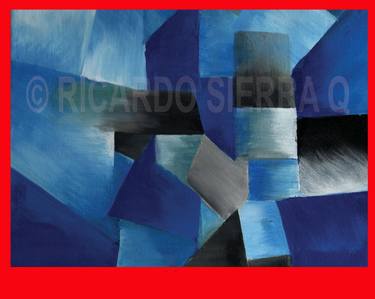 Original Abstract Expressionism Abstract Paintings by Ricardo Sierra Art