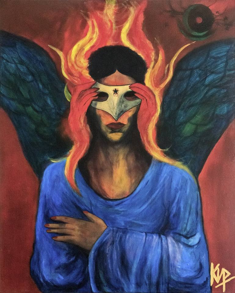 ARCHANGEL OF TEMPERANCE Painting by Ciro Ayala Saatchi Art