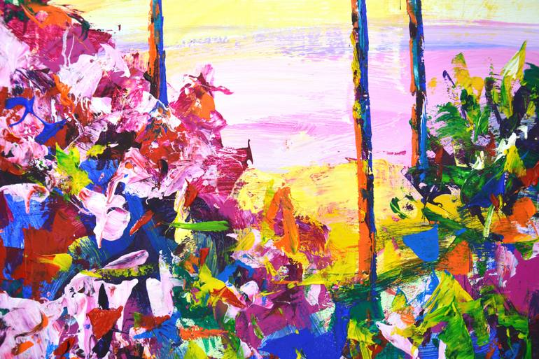 Palm trees 9. Painting by Iryna Kastsova | Saatchi Art