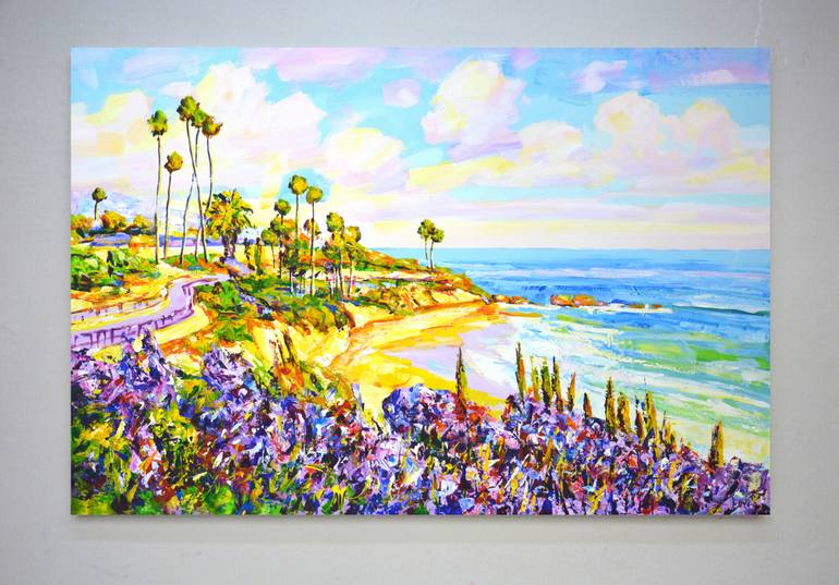 Original Contemporary Beach Painting by Iryna Kastsova