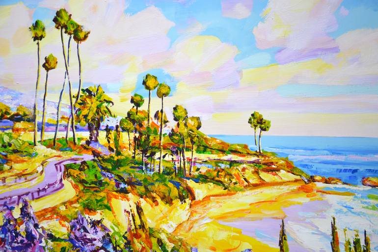 Original Contemporary Beach Painting by Iryna Kastsova
