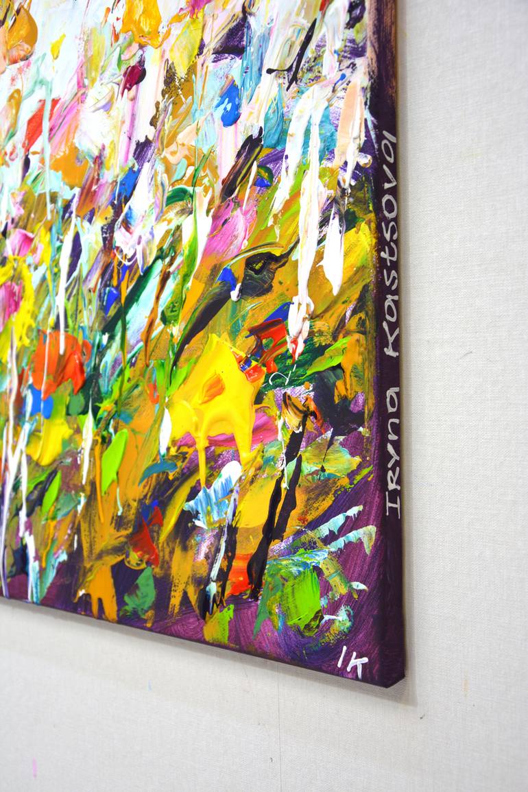 Summer. Flower field 15. Painting by Iryna Kastsova | Saatchi Art