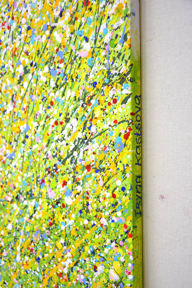 Original Expressionism Landscape Painting by Iryna Kastsova
