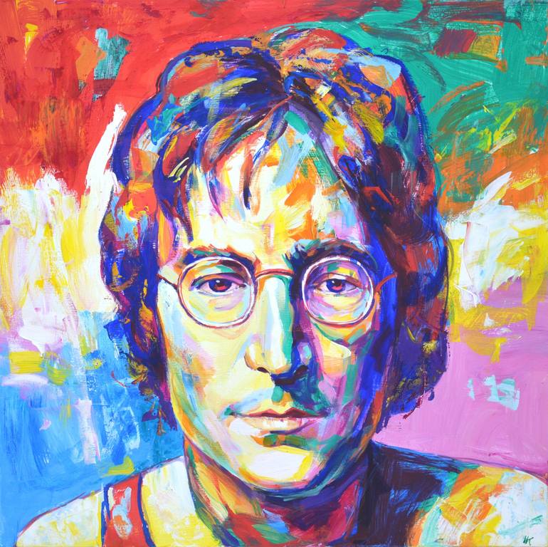 John Lennon Painting by Iryna Kastsova Saatchi Art