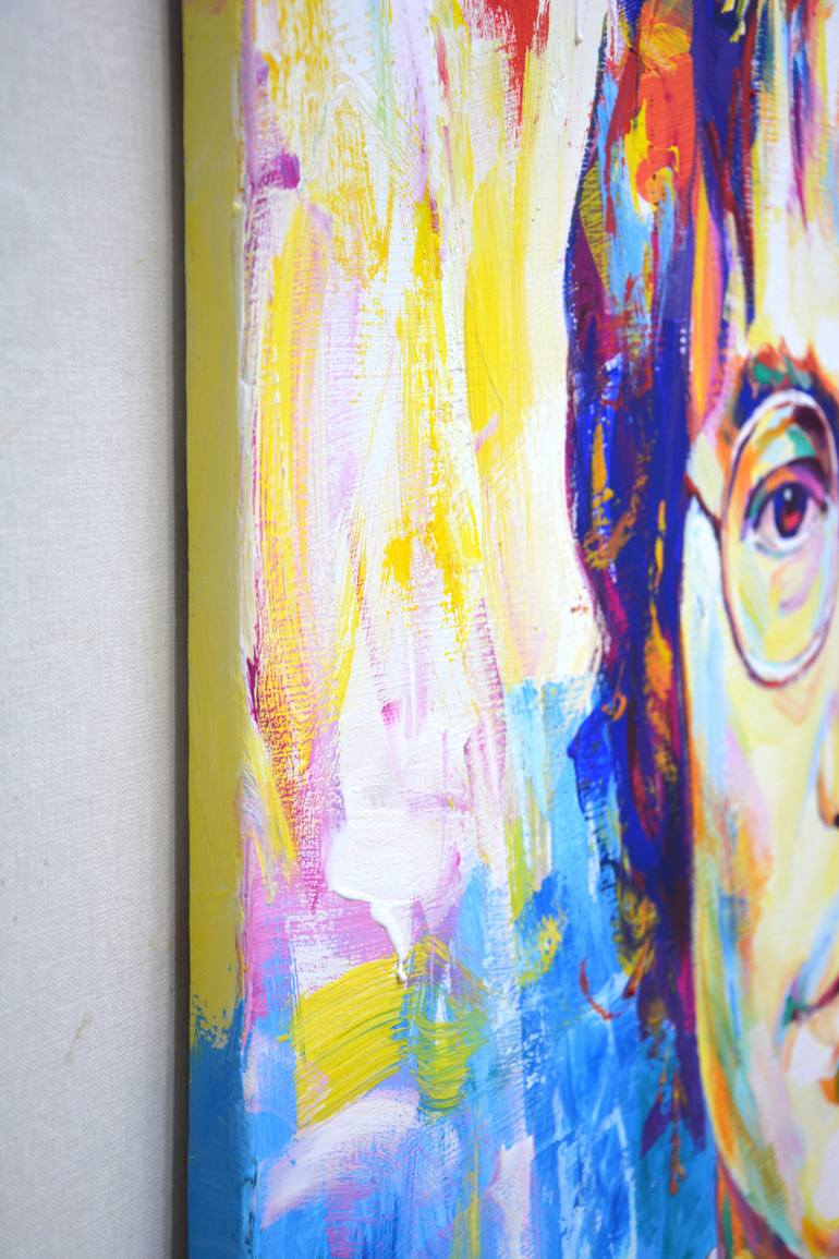 Original Abstract Expressionism Pop Culture/Celebrity Painting by Iryna Kastsova
