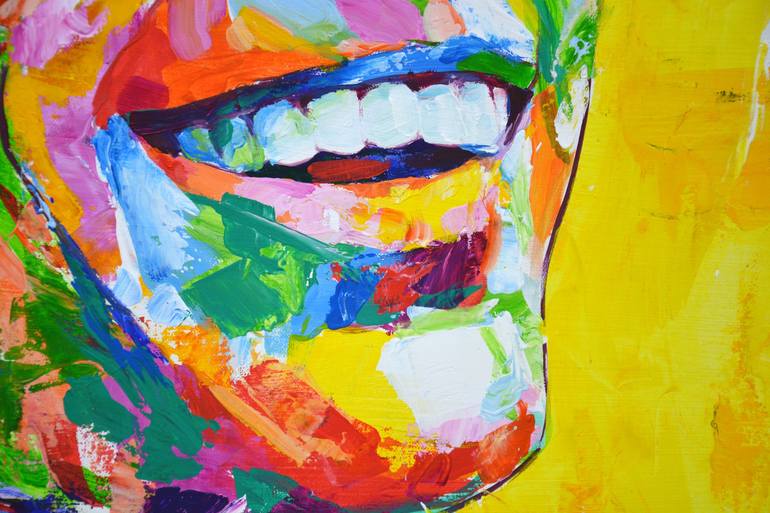 Original Pop Art Pop Culture/Celebrity Painting by Iryna Kastsova