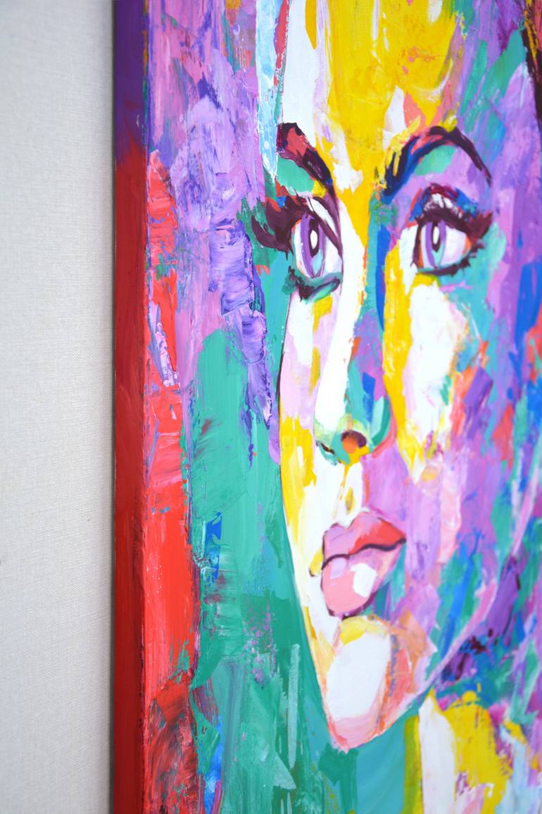 Original Expressionism People Painting by Iryna Kastsova