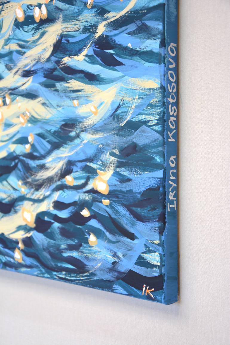 Original Fine Art Water Painting by Iryna Kastsova