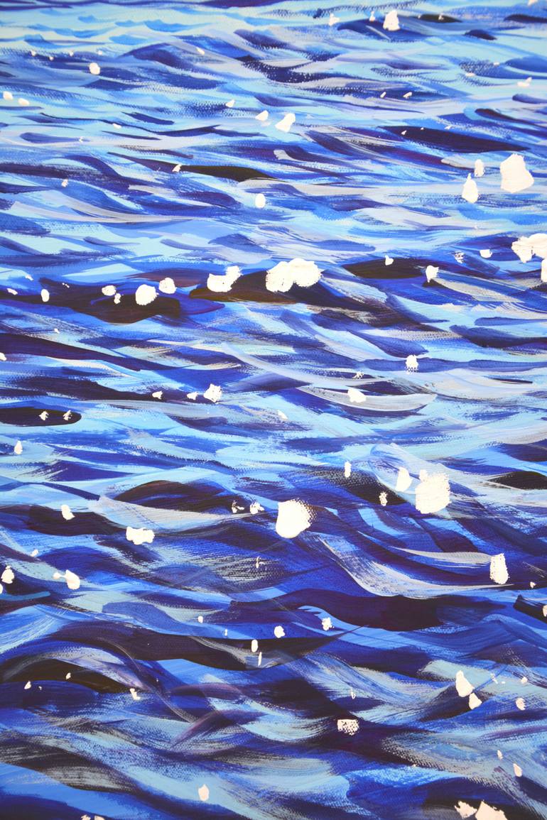 Original Expressionism Seascape Painting by Iryna Kastsova