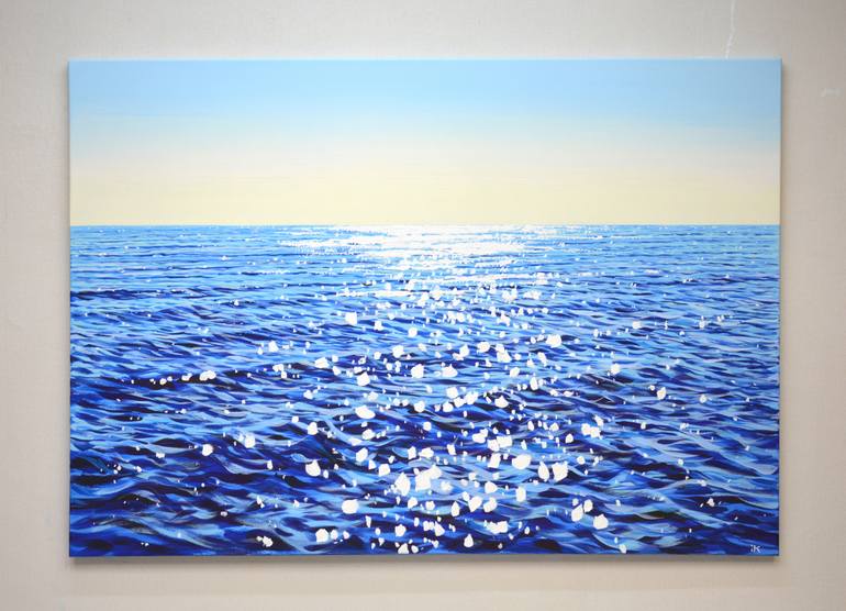 Original Expressionism Seascape Painting by Iryna Kastsova