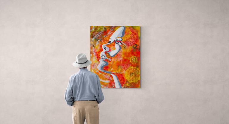 Original Conceptual Performing Arts Painting by Franco Rodrigo Santos Moreira