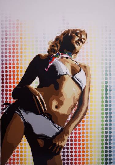 Original Street Art Nude Paintings by ZALEZ Studios