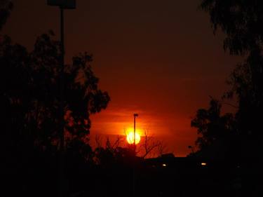 Bushfire Sunset thumb