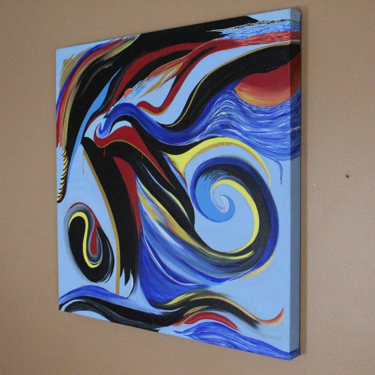 Original Abstract Painting by Sandra Washington