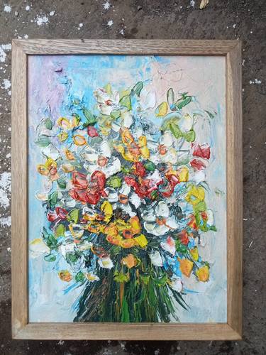 Original Floral Paintings by Malsha Jayalath